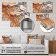 thumbnail image 4 of Designart "Abstract Marble Art with Copy Space IV" Fractals Metal Wall Art Prints, 4 of 5