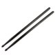 thumbnail image 3 of unbranded 1Par Drum Sticks Nylon Con Mango Largo Para De Batería Color Negro Y, 3 of 8