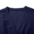 thumbnail image 3 of Linen Cardigans for Women 2025 Lightweight 3/4 Sleeve Open Front V Neck Long Cardigan Coat Outerwear Cover Up, 3 of 8