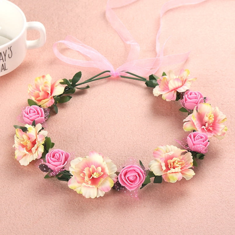 SPRING PARK 3pcs Wreath Crown for Wedding Brides Flower  display picture 2