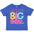 thumbnail image 3 of Inktastic Mawmaw's Big Girl Girls Toddler T-Shirt, 3 of 5