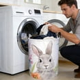 thumbnail image 5 of ChicYu Laundry Basket,Dirty Clothes Laundry Hamper for Bedroom Bathroom Organizer Storage Basket Funny Oxford Cloth Tote Bag, 5 of 6