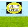 thumbnail image 1 of Store For Rent (18" x 24") Yard Sign, Includes Metal Step Stake, 1 of 6
