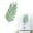 Glued Cycas Leaf, variant on Vivcore Mini Artificial Monstera Leaves Fake Plant Room Decor Small Tropical Greenery for DIY Crafts Bathroom Wall Decor