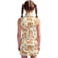 thumbnail image 5 of Shadoumai Girls Athletic Dress Sleeveless Tennis Dress for Girls Golf Outfit Half Zipper Tank Dresses with Pockets,Athletic Tennis Girls Dress 5T, 5 of 6