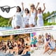 thumbnail image 3 of Wedding Heart Shaped Sunglasses Bachelorette Party Glasses Bridesmaid Groomsmen Gifts White, 3 of 4