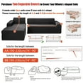 thumbnail image 4 of Sofa Slipcover Elastic Thin Sofa Covers For Living Room Pets Chair Couch Cover 1/2/3/4 Seats Furniture Protector, 4 of 7