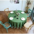 thumbnail image 4 of Large Round Tablecloth,Vintage Tassel Side Tablecloth,Dustproof Tablecloth For Living Room Bedroom Study Outdoor-C-63inch, 4 of 8