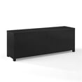 thumbnail image 4 of Crosley Furniture Gordon Wood TV stand for TVs up to 58" w/ Fireplace in Black, 4 of 14