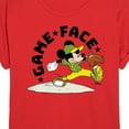 thumbnail image 3 of Disney - Game Face Baseball  - Women's Oversized T-Shirt, 3 of 4