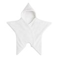 thumbnail image 7 of Loyni Star Shape Newborn Swaddle Sleep Sack Unisex Infant Coral Fleece Wearable Blanket Hooded Wrap Swaddle Soft Cozy Baby Sleeping Bag 0-3 Months White, 7 of 7
