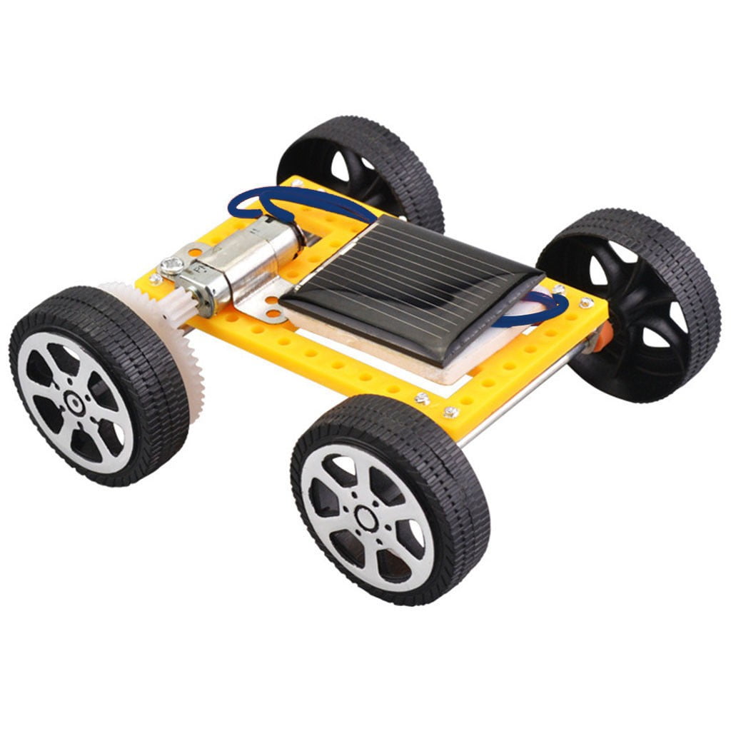 Children Science Educational DIY Battery Power Remote Control Car Model Kit, 