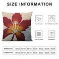 thumbnail image 5 of BANET Hibiscus Flowers Throw Pillow Covers - Pillow Cases Tropical Plants Cushion Cover Pillowcases for Couch Bed Sofa White, 5 of 5