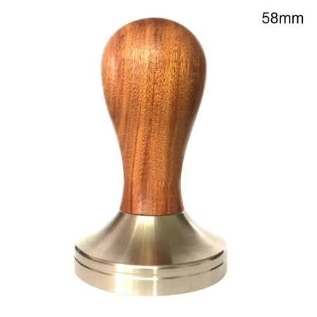 

Wooden Espresso Coffee Tamper 51mm/58mm Stainless Steel Flat Base Coffee Tamper Accessories Coffee Espresso Wooden 51mm/58mm Stainless Steel Flat Base 58mm
