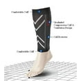 thumbnail image 2 of BriteLeafs Professional Grade Sports Calf/shin Splint Compression Progressive Support Calf Sleeves - 20-30mmHg, one pair - Large, Black, 2 of 3