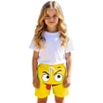 thumbnail image 3 of Boys Swim Trunks Funny Face Summer Beach Vacation Board Shorts Kids Quick Dry Bathing Suits With Pockets Yellow 13 Y-14 Y, 3 of 7