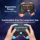 thumbnail image 3 of Kit de 2 fundas para mandos de Nintendo Switch 2, fabricadas en ABS blando, con agarre ergonómico y carcasa resistente a los arañazos, 3 of 7