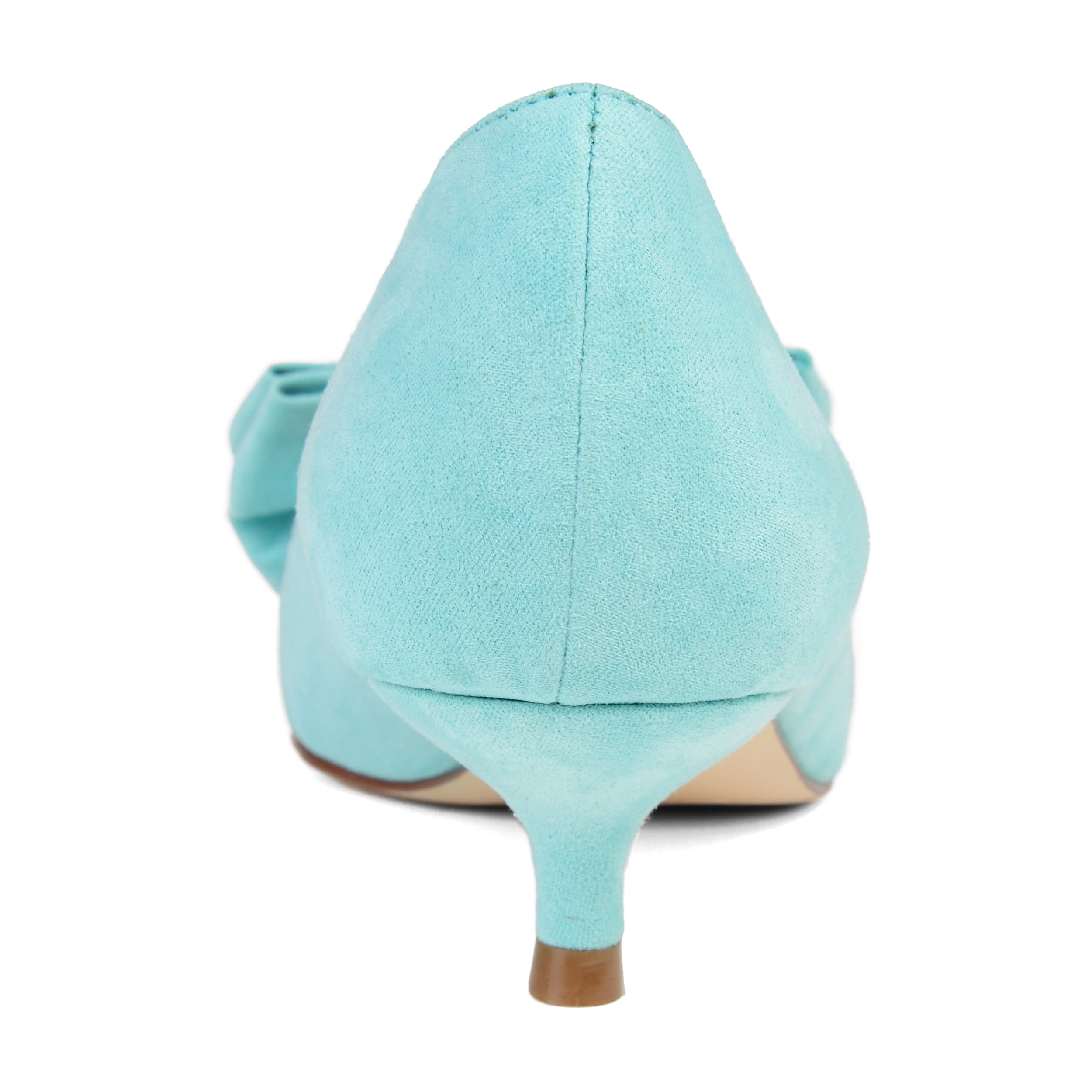 Journee Womens Orana Pointed Toe Kitten Heel Pumps, Widths Available