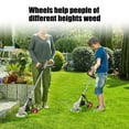thumbnail image 3 of Paddsun Weed Trimmer Support Wheel, Adjustable Black Stabilizing TrimFit Wheels Weed Trimmers For Landscaping, 3 of 10