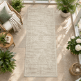 Washable 4x12 Hallway Runner Rug Non-slip Kitchen Entry Rugs Beige ...