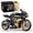 506pcs, variant on Huli Motorcycle Building Blocks Set Racing Retro Motorbike Racer 1:8 Scale Technical STEM Toy Plastic 1-Count