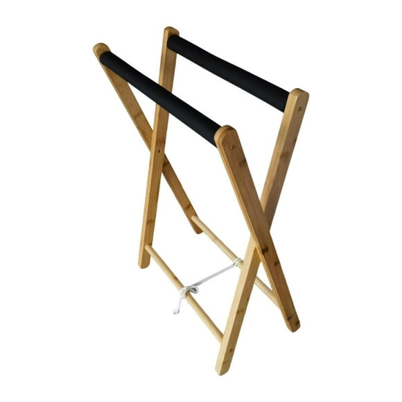 Colaxi Badminton Racquet Storage Rack Shelf Durability Space Saving Sturdy Stable Sport Equipment Organizer Storage Stand for School Wood