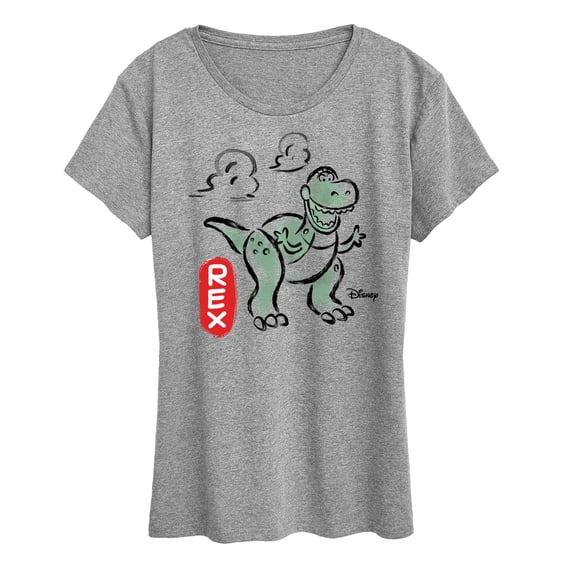 Toy Story - Doodle Rex Graphic - Women's Short Sleeve Graphic T-Shirt