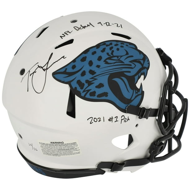 Trevor Lawrence Jacksonville Jaguars Autographed Riddell Lunar Eclipse