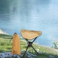 thumbnail image 1 of Taburete de camping, taburete de picnic al libre, compacto, silla de playa plegable, silla plegable portátil para exteriores para adultos que, 1 of 8