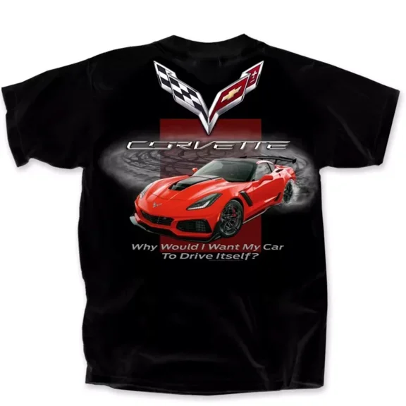 RARE Corvette Why Want My Car To Drive Itself ? Black Unisex T-Shirt C7 ZRI