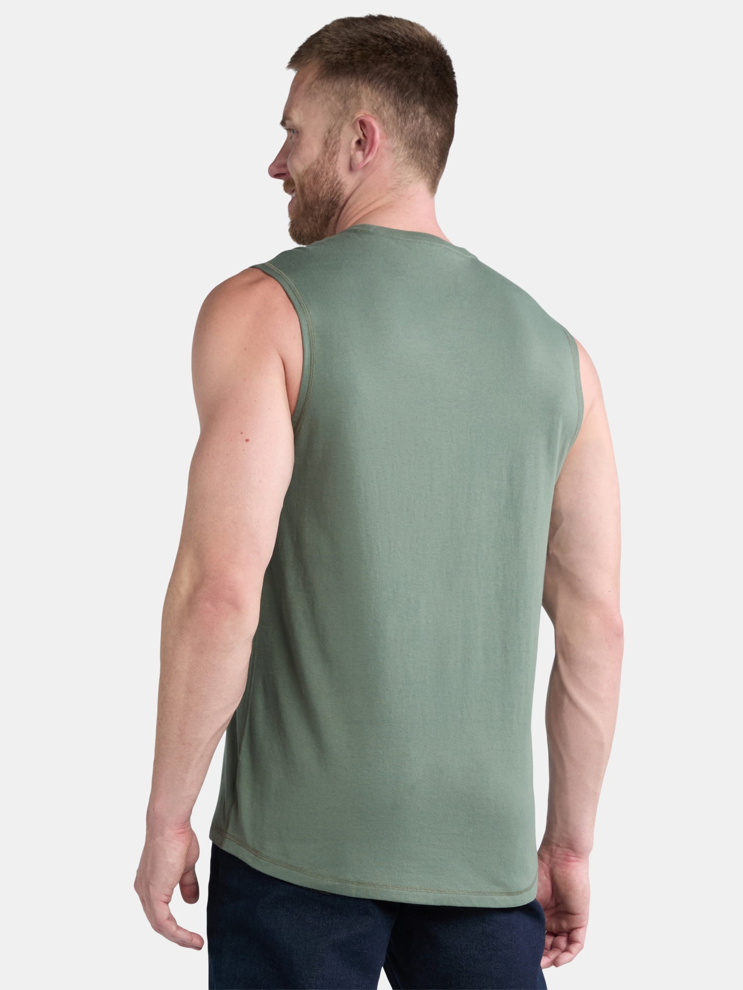 Brahma Men's & Big and Tall Men's Muscle Tee, Sizes S-3XL