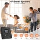 thumbnail image 5 of Reproductor de CD portátil MONODEAL Dual Stereo con Bluetooth y FM, 5 of 8