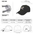 thumbnail image 3 of Glitter Baseball Hats beach svg Embroidery Dad Hat for Men Trendy Adjustable for HikingAllBlackOne Size, 3 of 6