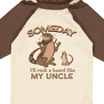 thumbnail image 4 of Inktastic Someday I'll Rock a Beard Like My Uncle-bearded Dragons Boys or Girls Long Sleeve Baby Bodysuit, 4 of 5