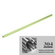 thumbnail image 2 of 4 unids/set de pajitas reutilizables de acero inoxidable + cepillo de limpieza (verde recto) Likrtyny Libre de BPA, 2 of 6