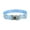 Blue Waves with Blue Checkers, variant on Sublime Adjustable Dog Collar, Blue Waves with Blue Checkers, Large - 1 1/2" x 18"-26"