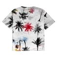 thumbnail image 5 of JAJAHO Mens Short Sleeve T Shirt Tropical Printed Summer Beach Vacation Clothes Plus Size Comfortable Soft Hawaiian Beach Shirts Leisure Tops, 5 of 5