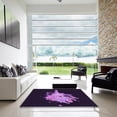 thumbnail image 7 of Ahgly Company Machine Washable Indoor Rectangle Transitional Purple Violet Purple Area Rugs, 8' x 10', 7 of 7