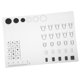thumbnail image 1 of Nail Art Practice Silicona Mate Polaco Sello Transferencia Paleta Diy - Blanco, 2 2 Yuyangstore Estera del silicón del arte del clavo, 1 of 5