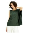 thumbnail image 1 of Alfani Blouse Unie pour Femmes, Verte, Petite, 1 of 2