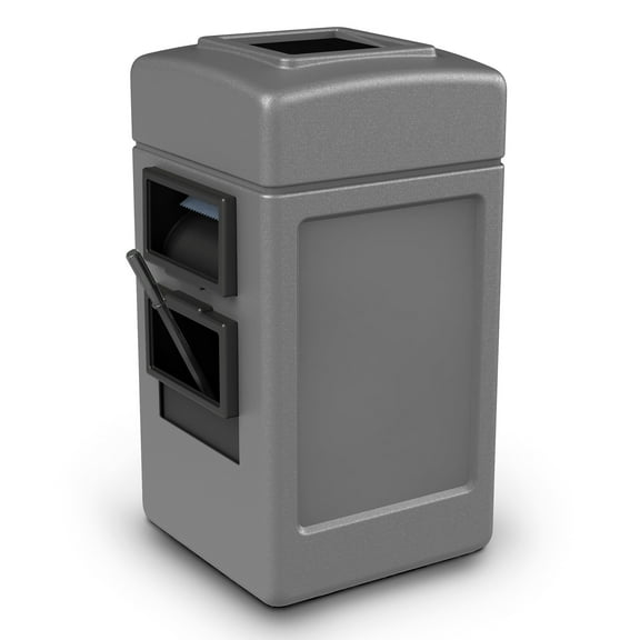 Commercial Zone 755103 Harbor 1 Waste/Windshield Service Container Center, Gray