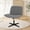 Gray, variant on NiamVelo Criss Cross Chair, Wide Desk Chair No Wheels Vanity Chair Adjustable Computer Chair Modern Task Chair Armless Office Chair for Adults （Beige）