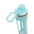 thumbnail image 6 of 20oz Water Bottles with Water Jug Lid Handle Reusable Fitness Sports Bottle Odor Proof and Stain Resistant, Protective Sleeved Glass Bottle, Blue, 6 of 7