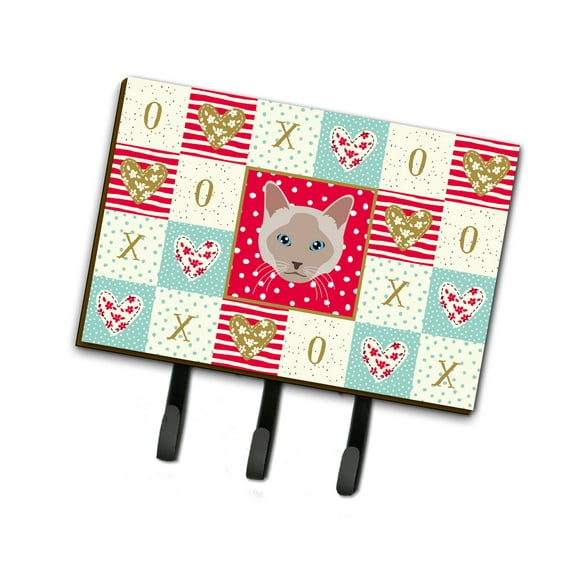 Thai lilac Cat Love Leash or Key Holder
