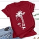 thumbnail image 4 of Xuyuer Women Plus Size T Shirts Short Sleeve Round Neck Casual Graphic Tee Tops, 4 of 6
