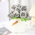 thumbnail image 2 of Mauxuk 25Pcs Artificial Roses, Realistic Foam Roses with Stems for Wedding Bouquet, Bridal Shower, Valentines Decor, Faux Floral Arrangement, 2 of 3