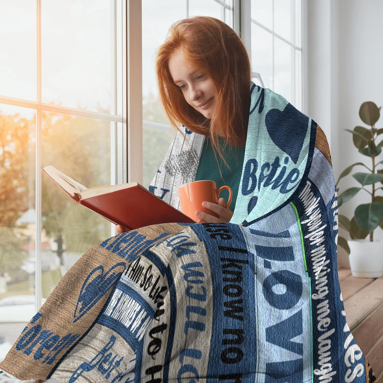 Bestie Gifts to My Bestie Blanket Best Friend Christmas Birthday Gift for Women Sister Girls Custom Long Distance Friendship Present for her Ultra Soft Throws Blankets 60 inchx50 inch
