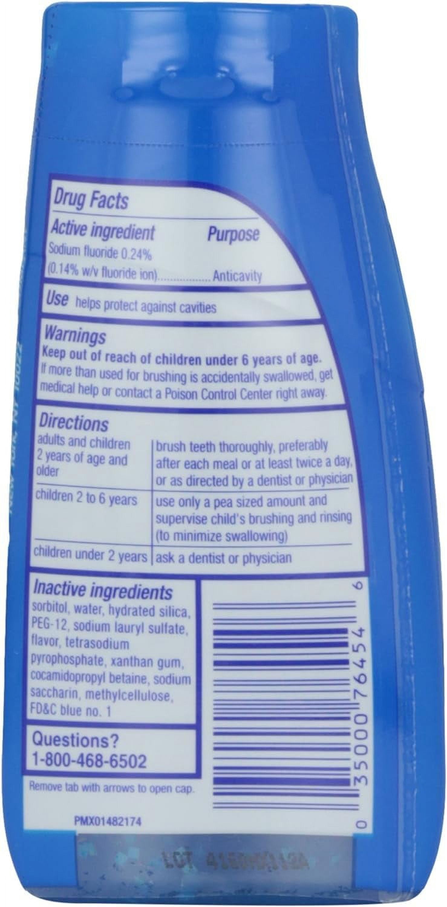 Colgate Max Fresh Liquid Toothpaste With Mini Breath Strips, Cool Mint - 4.6 Oz - 3 Pk