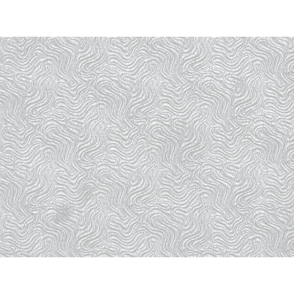 Pack of 1, White Embossed Swirl 26" x 833' Full Ream Roll Gift Wrap for Holiday, Party, Kids' Birthday, Wedding & Special Occasion Packaging