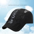 thumbnail image 2 of Summer New Sport Alphabet Forward Hat Men's Breathable Mesh Shade Quick Dry Hat Outdoor Sunscreen Cap Grey, 2 of 6